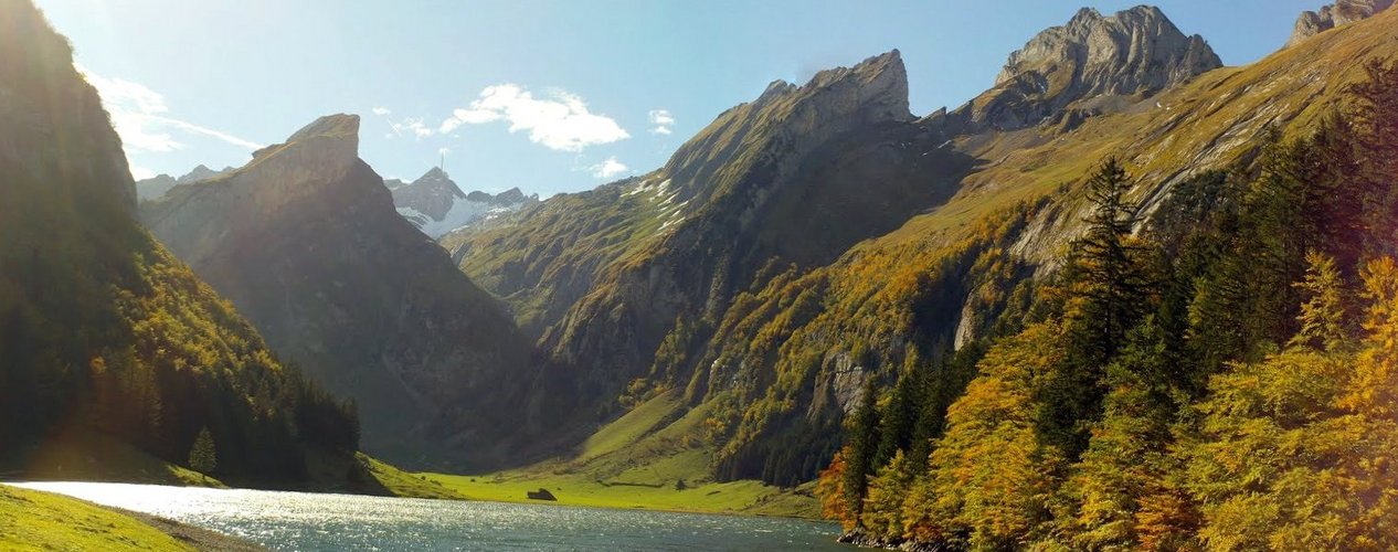 Seealp mit Sicht zum Säntis