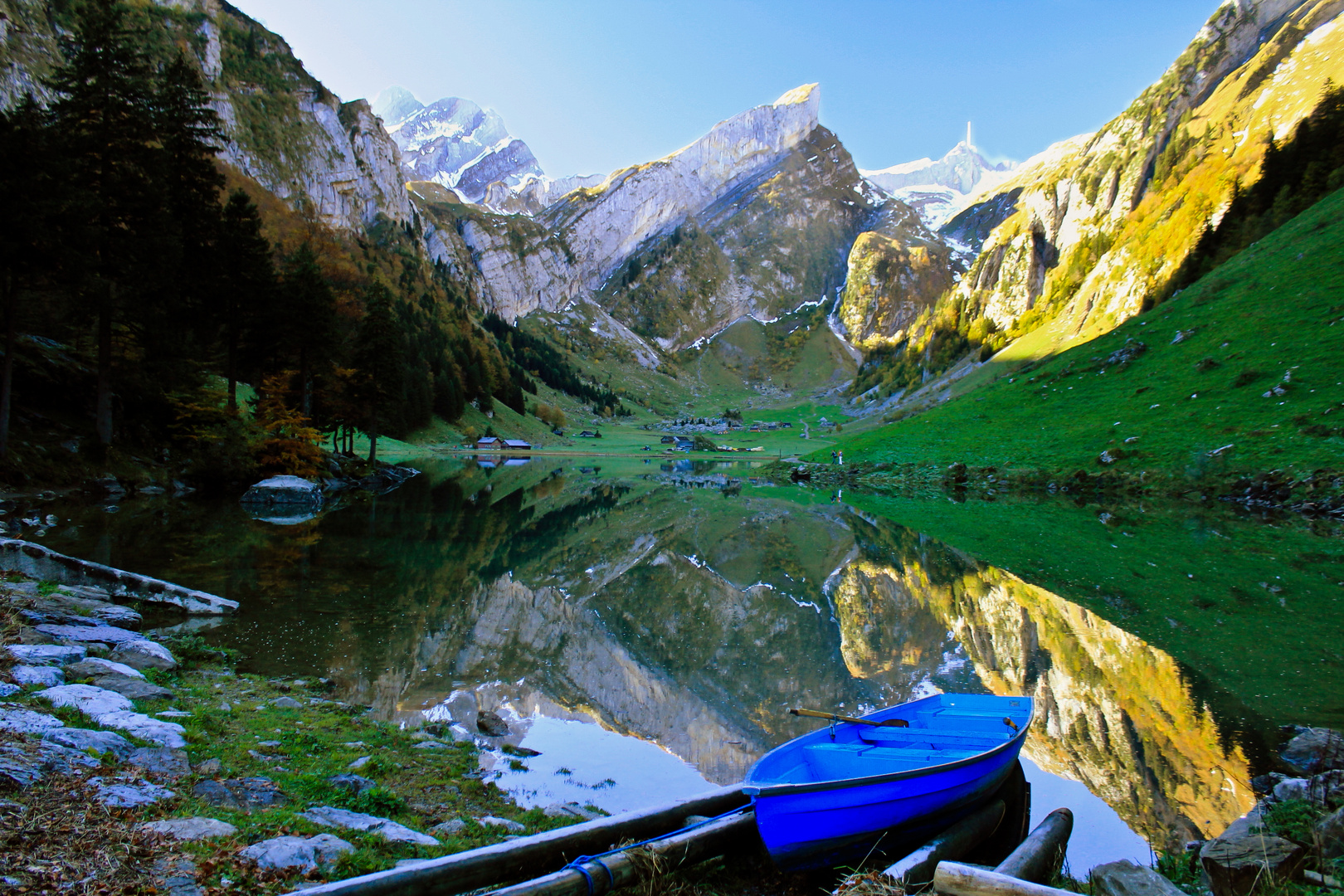 Seealpsee-Alpstein-Switzerland