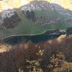 Seealpsee im Oktober 2019, Kanton Appenzell Innerhoden im Alpstein gelegen