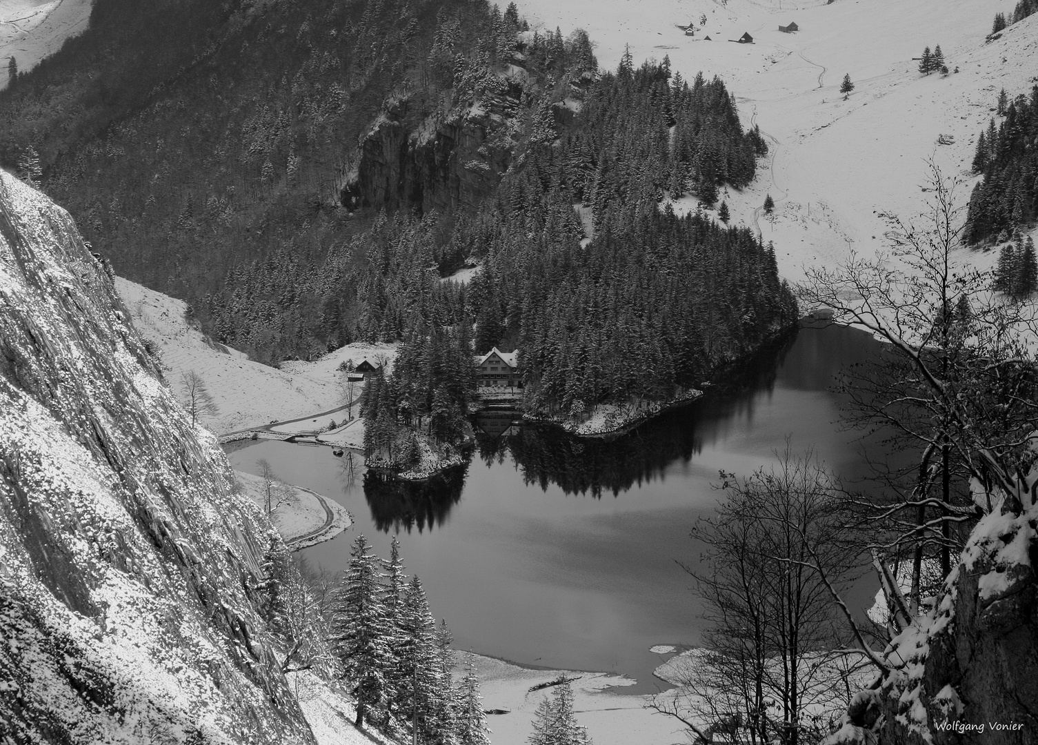 Seealpsee in der Schweiz