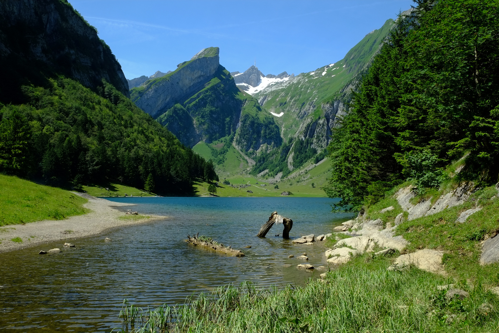 Seealpsee unterhalb des Säntis