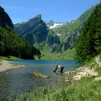 Seealpsee unterhalb des Säntis