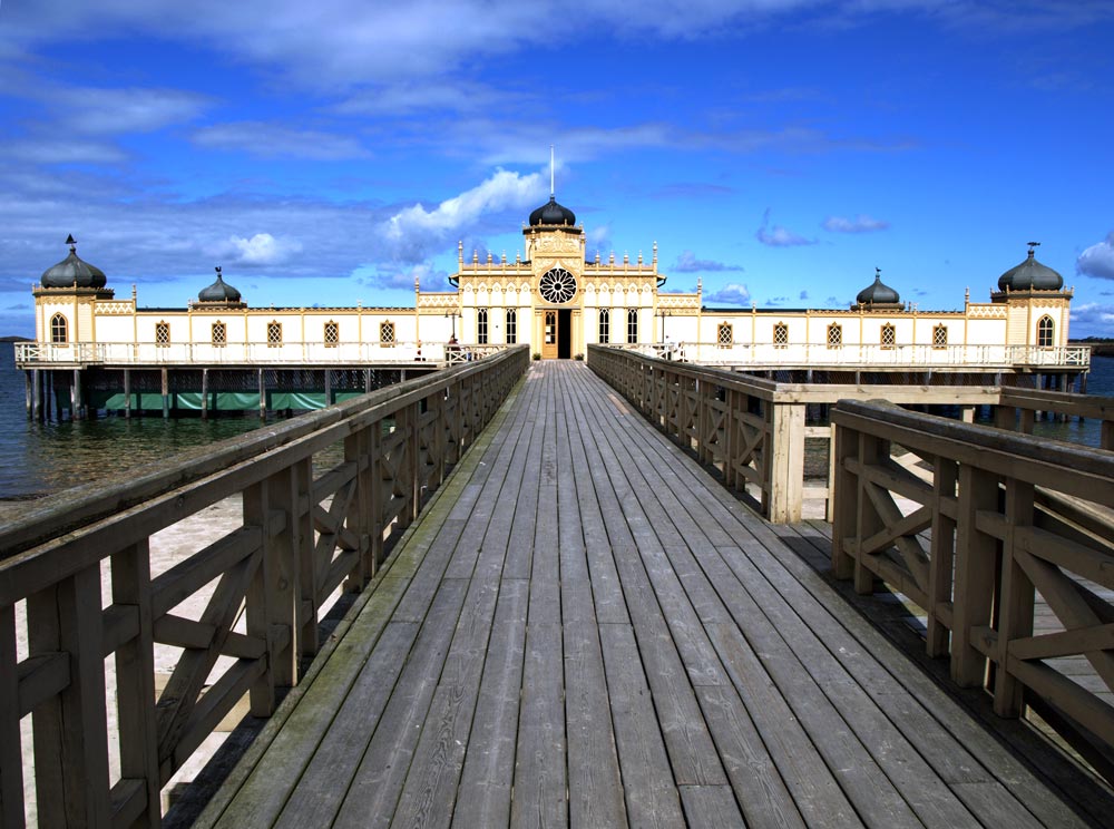 Seebad in Varberg / Schweden