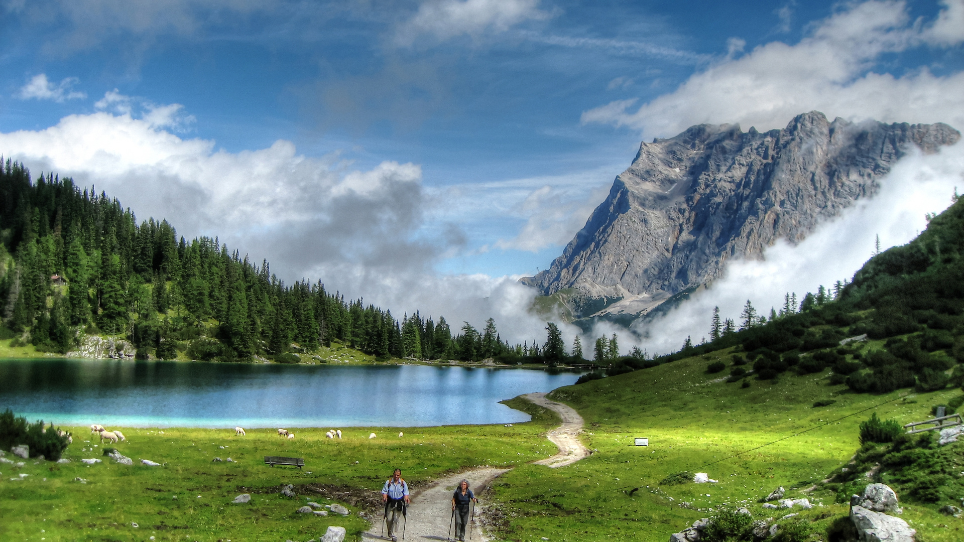 Seebensee bei Ehrwald, Austria