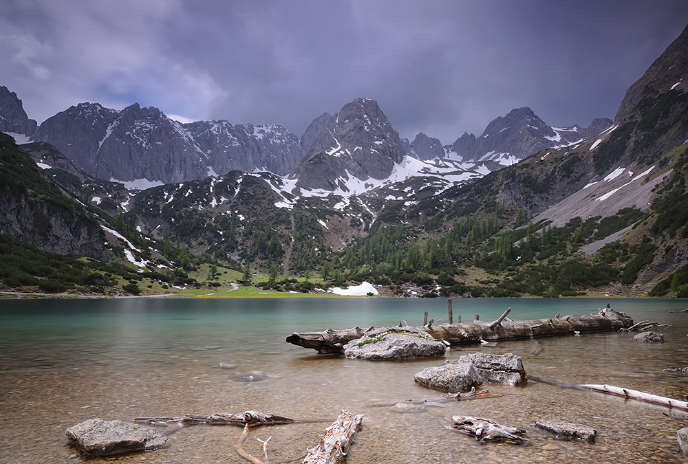 Seebensee im Licht des kommenden Sturms