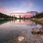 - Seebensee mit Alpenglühen 1 -