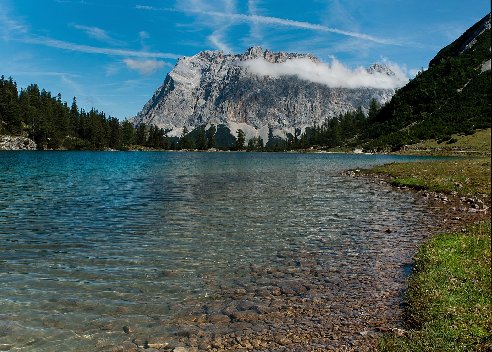 Seebensee mit Blick zur Zugspitze