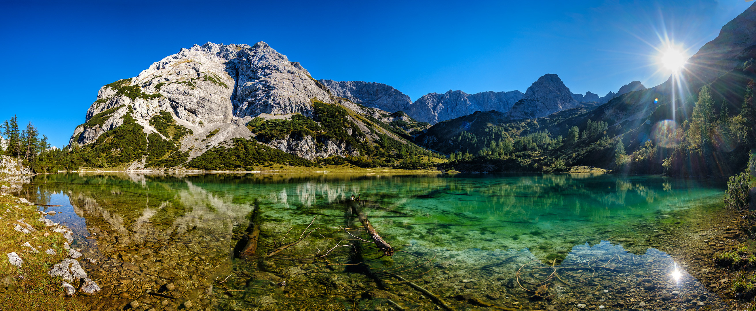 Seebensee Panorama Tirol Zugspitzarena