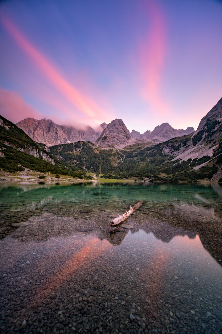 - Seebensee und das Alpenglühen 2 - 