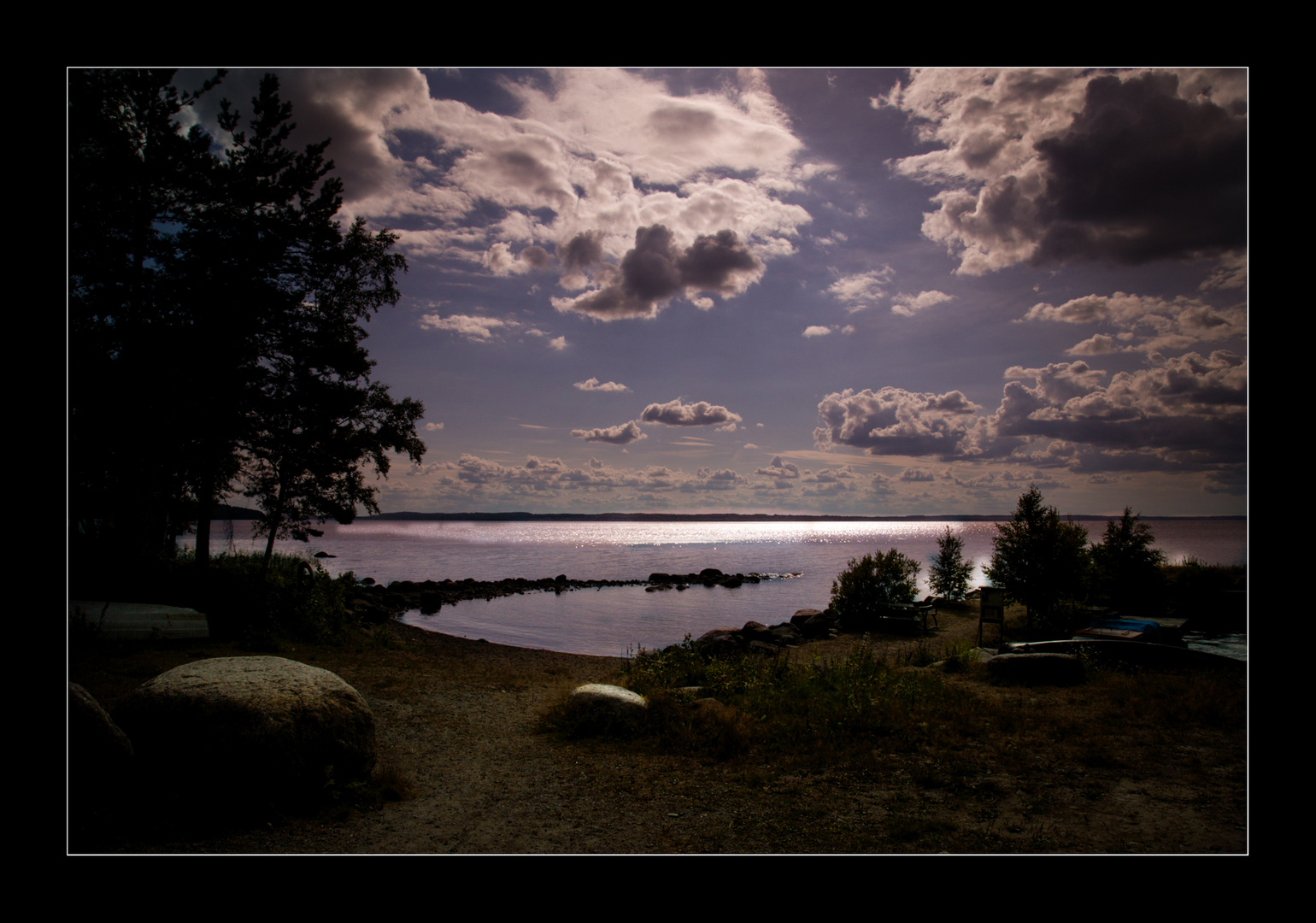 Seeblick am Unden (Schweden).