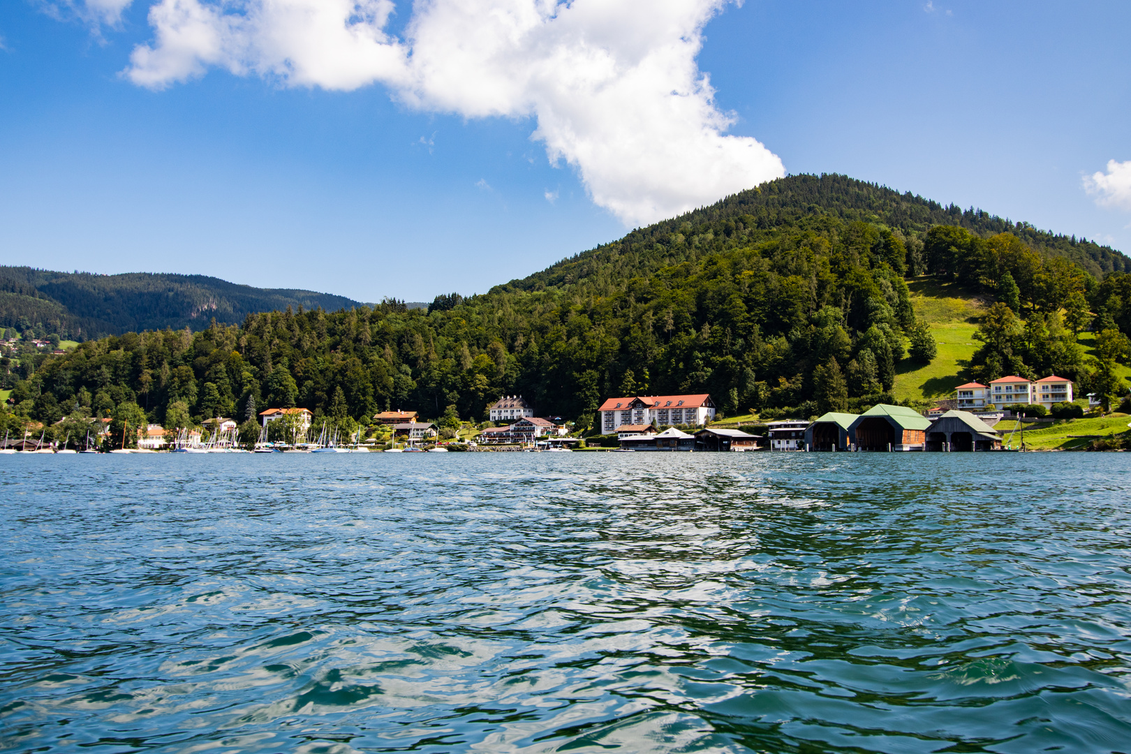 Seeblick ans Ufer