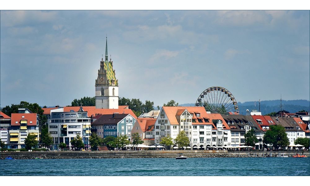 Seeblick auf Friedrichshafen