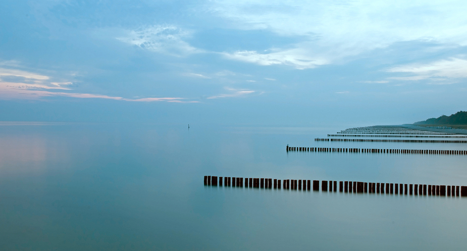 SEEBRÜCKE 7°° Uhr auf Zingst