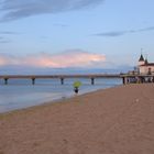 Seebrücke Ahlbeck, Abends.