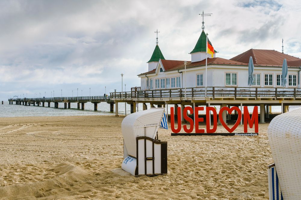  Seebrücke Ahlbeck auf "Usedom"