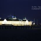 Seebrücke Ahlbeck, bei Nacht