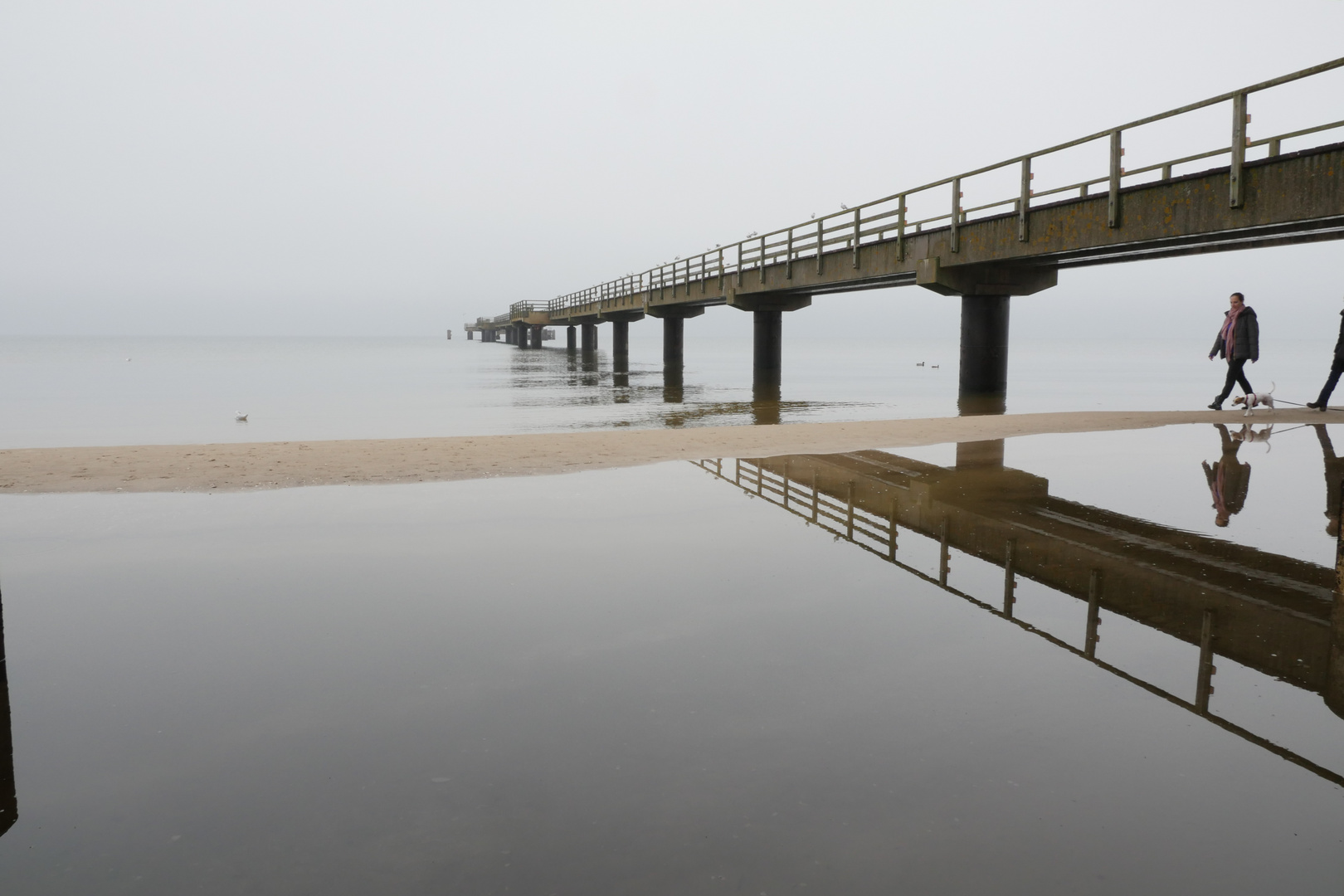 Seebrücke Ahlbeck im Nebel... unbearbeitet