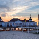 Seebrücke Ahlbeck in der Morgensonne