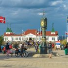 Seebrücke Ahlbeck mit historischer Uhr