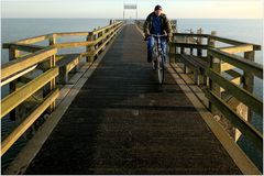 Seebrücke als Fahrradweg