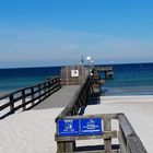 Seebrücke am Strand Rerik,  Ostsee