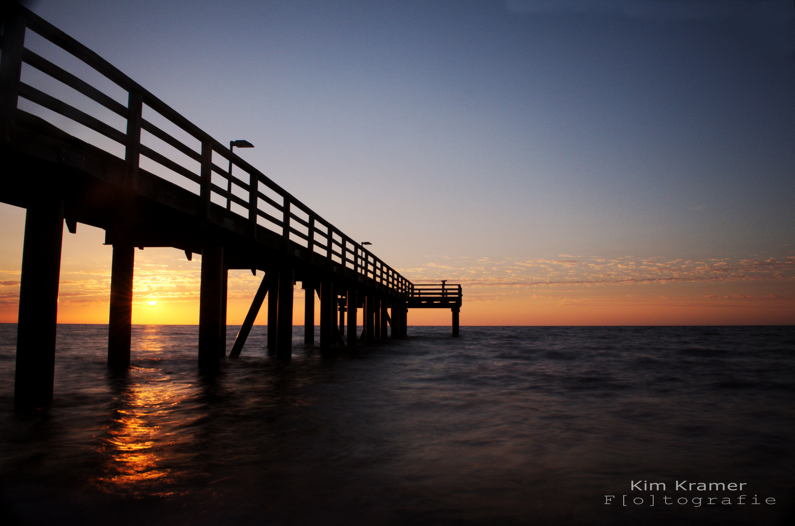 Seebrücke an der Ostsee