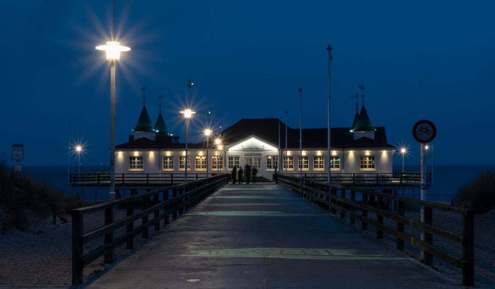 Seebrücke auf Usedom in Ahlbeck