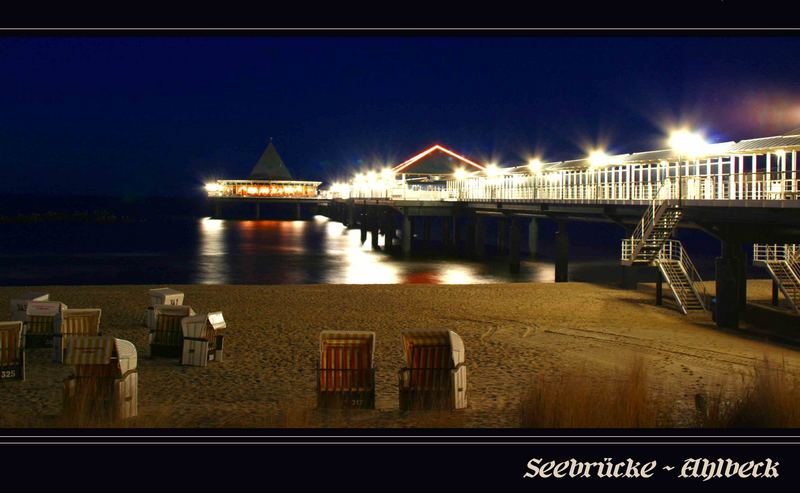 seebrücke bei nacht