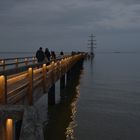 Seebrücke Binz bei Dämmerung