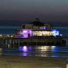 Seebrücke Blankenberge bei Nacht