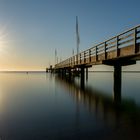 Seebrücke Dahme in der Früh