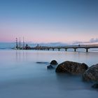 Seebrücke Grömitz am Abend