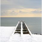 Seebrücke im Winter