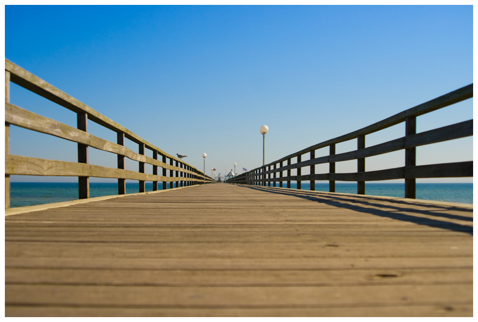 Seebrücke in der Lübecker Bucht