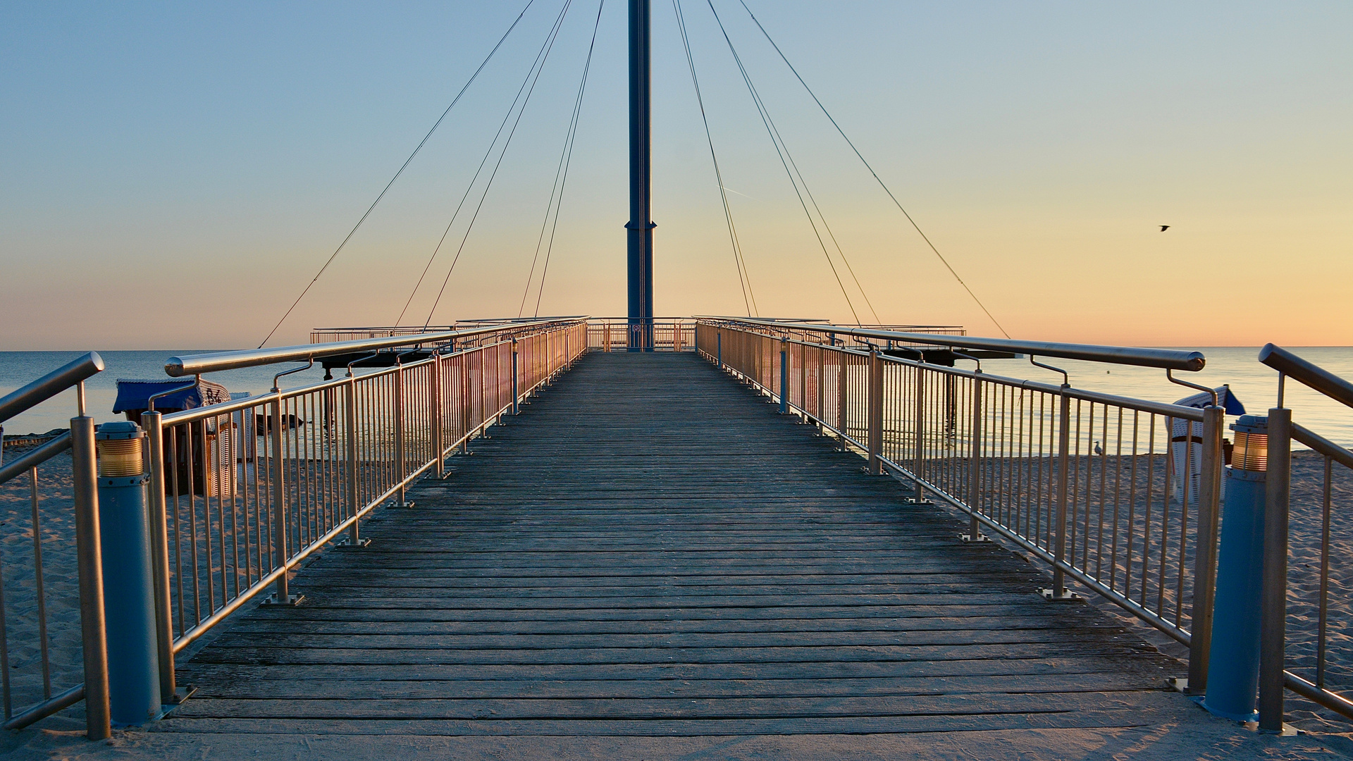 Seebrücke in Hohwacht