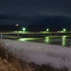 Seebrücke in Koserow bei Nacht