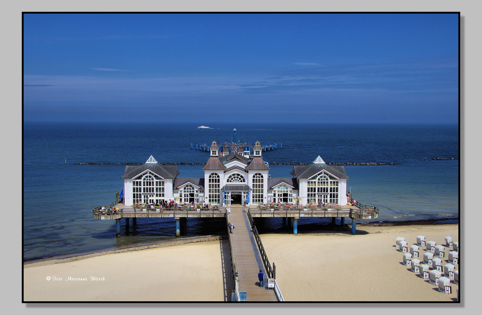 Seebrücke in Ostseebad Sellin auf Rügen