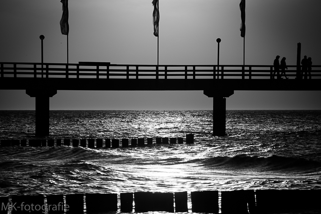 Seebrücke in Zingst auf dem Darß