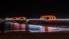 Seebrücke Kellenhusen bei Nacht (2)