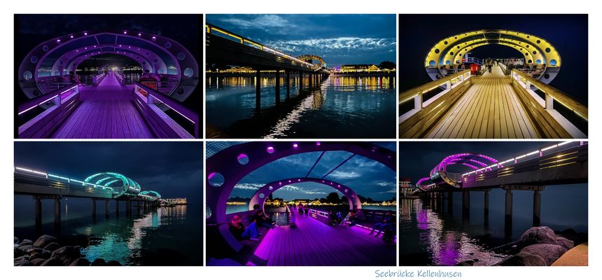 Seebrücke Kellenhusen/ Collage