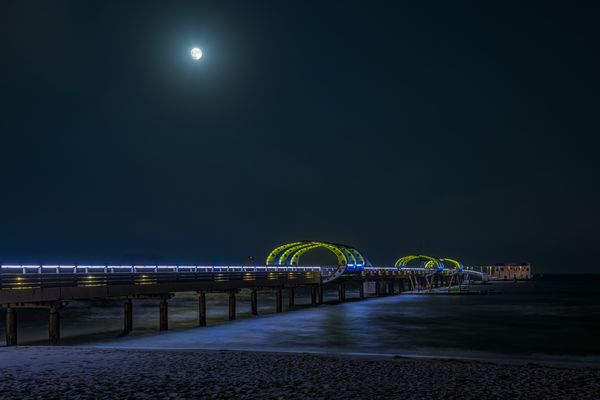 Seebrücke Kellenhusen - Strandblick