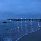 Seebrücke Kühlungsborn bei Nacht