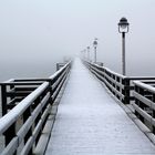 Seebrücke Lubmin im Nebel