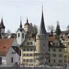 Seebrücke Luzern mit Museggtürmen 