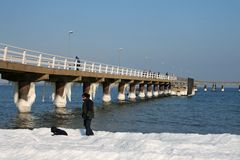 Seebrücke mit Söckchen