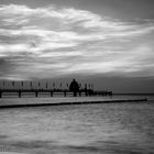 Seebrücke mit Tauchglocke in Zingst auf dem Darß