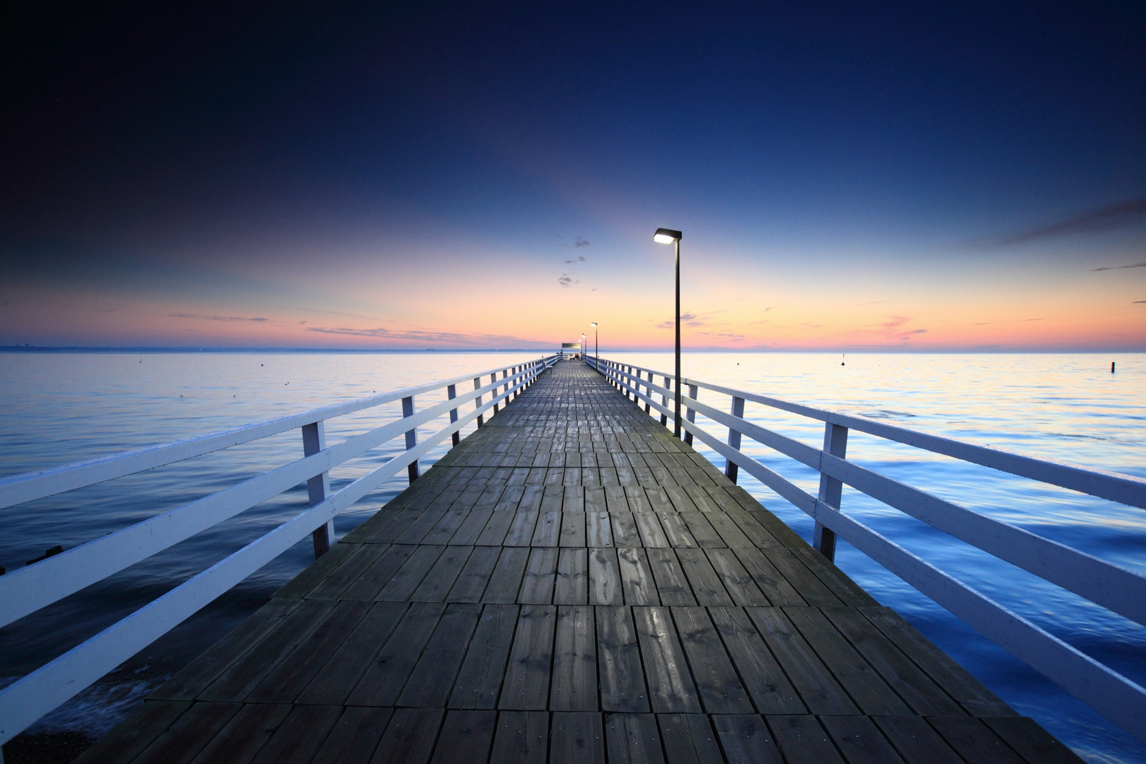 Seebrücke Niendorf Ostsee aus dem letzten Jahr Frühstimmung