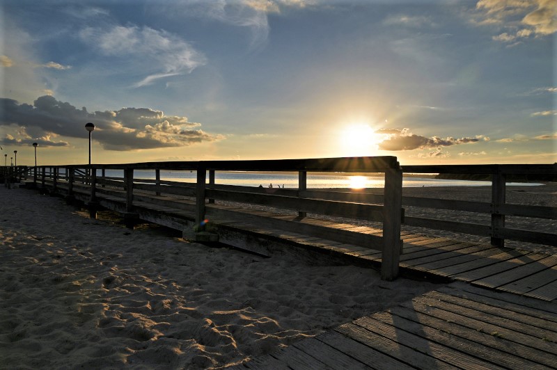 Seebrücke Pelzerhaken vor Sonnenuntergang 1