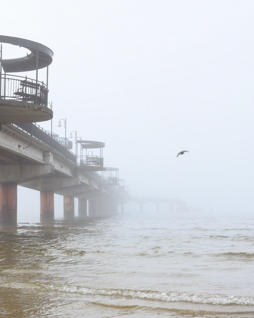 Seebrücke polnische Ostsee 