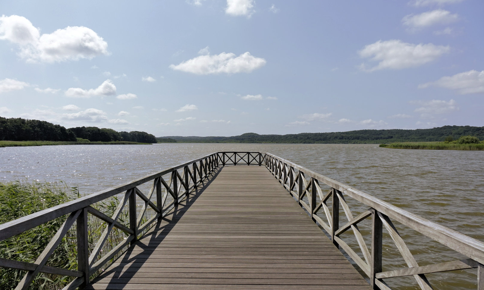 Seebrücke Schmachter See in Binz